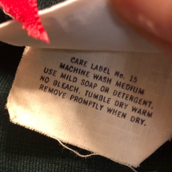 Vintage Dark Green Tunic Vest from Deere Park - Picture 6 of 7